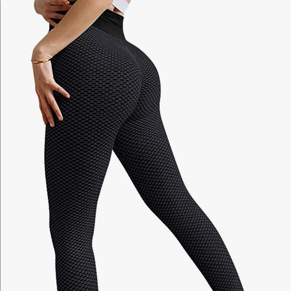 Amazon “Booty Leggings” - Size Small - BLK/ GRY - Picture 3 of 7